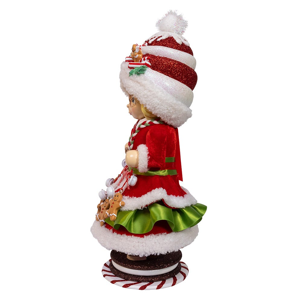 Kurt Adler 14-Inch Hollywood Nutcrackers Mrs. Claus Gingerbread Nutcracker